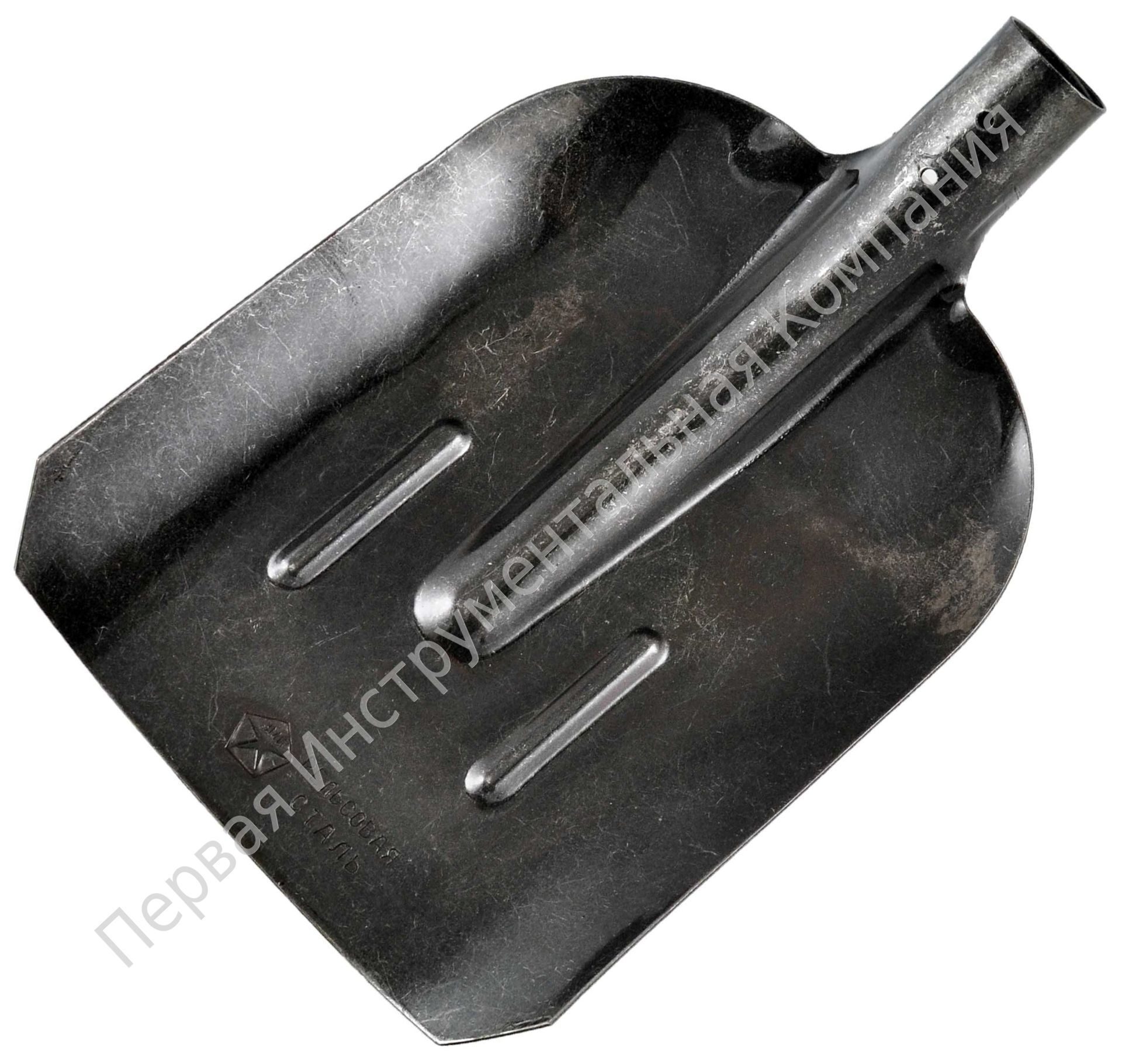 Лопата совковая с ребрами жесткости, РЕЛЬСОВАЯ сталь