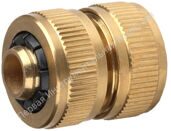 GRINDA EXPERT 1/2", муфта ремонтная для шланга, из латуни
