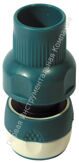 RACO COMFORT-PLUS 3/4", соединитель быстросъёмный с защитой от перегиба шланга ,из ABS-пластика с TPR